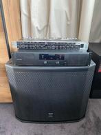 PA Subwoofer Set - 1x EV EKX-18s, 1x Behringer NX-6000., Gebruikt, Subwoofer, 120 watt of meer, Ophalen