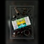 Opsteker speciaal bier Schilderij met Gebroken Fles & Epoxy, Antiek en Kunst, Ophalen of Verzenden