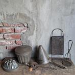 Oude poffert handmixer rasp bakvorm zeef pureestamper Etage3, Gebruikt, ., Ophalen of Verzenden, .