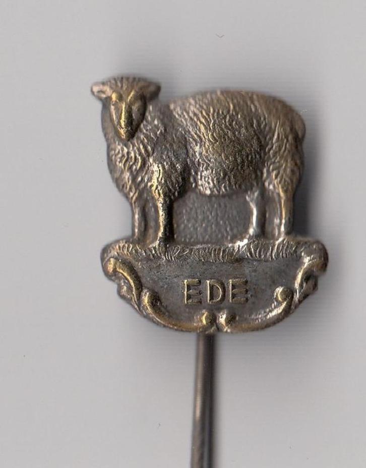 Ede Schaap speldje, Verzamelen, Speldjes, Pins en Buttons, Gebruikt, Speldje of Pin, Overige onderwerpen, Ophalen of Verzenden