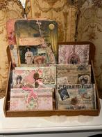 Oude brocante display/postvak, Ophalen of Verzenden