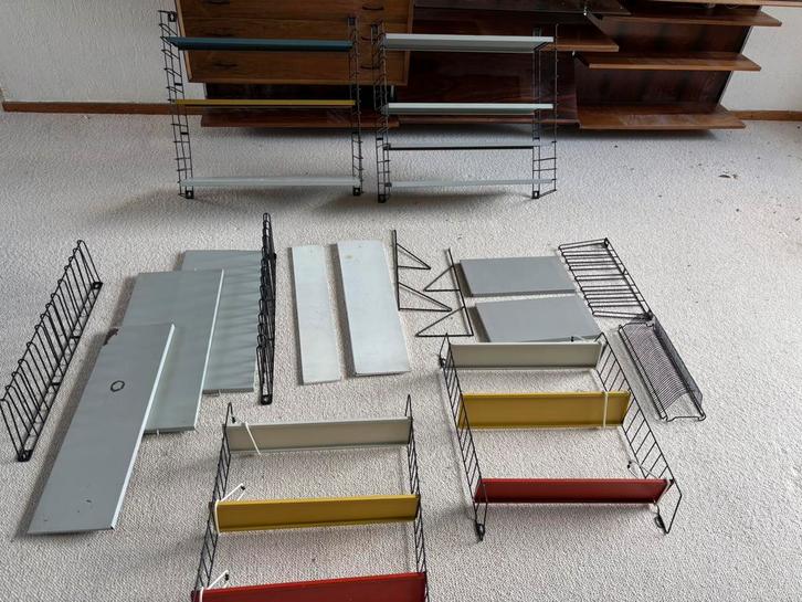 Partij Vintage Tomado wall unit wandplank boekenplank, Huis en Inrichting, Woonaccessoires | Wandplanken en Boekenplanken, Gebruikt