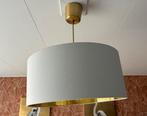 Hanglamp / Lampenkap 45cm wit/messing, Ophalen, Zo goed als nieuw, Kunststof, Minder dan 50 cm