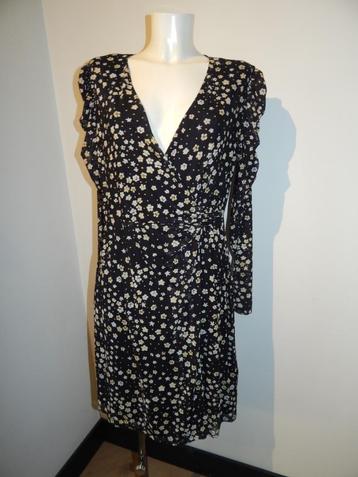 Fabienne Chapot bloemetjes jurk pof mouwen XL beschikbaar voor biedingen