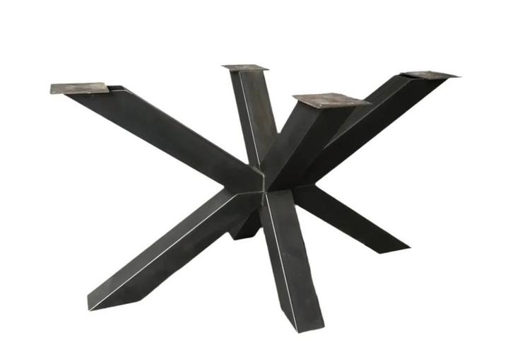 Matrix tafelpoot kruispoot onderstel K10x10 cm ZWART, Huis en Inrichting, Woonaccessoires | Overige, Nieuw, Ophalen of Verzenden