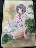 Anime/manga puzzel Yuki nagato Haruhi suzumiya 1000 stukjes, Ophalen of Verzenden, 500 t/m 1500 stukjes, Zo goed als nieuw, Legpuzzel