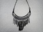 Superstar ketting&hanger, zilverkleurige metalen vogelveren, Verzenden, Zo goed als nieuw, Zilver, Met hanger