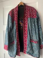 bohemian ibiza hmong geborduurd tweezijdig  kimono jasje XL, Kleding | Dames, Overige kleuren, Maat 42/44 (L), Zo goed als nieuw