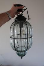 mondgeblazen lamp zware kwaliteit, Ophalen of Verzenden, Zo goed als nieuw, Glas, Minder dan 50 cm