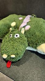 Swizzels Draak kussen knuffel, pillow pet. 48x48 cm. S46, Tweedehands verkoop, Tweedehands verkoop, Gebruikt, Overige typen