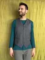 Vintage gilet / waistcoat / grijs / large / L / 50 / wol /, Vintage, Ophalen of Verzenden, Hippiegalorevintage@gmail.com, Grijs