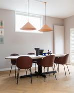 6 Moderne eetkamerstoelen Harbour Chairs (Audo), Huis en Inrichting, Stoelen, Ophalen, Rood, Design, modern, Zo goed als nieuw