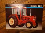 Tractor folder Renault 781, Ophalen of Verzenden, Zo goed als nieuw, Folder