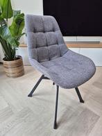 6x eetkamerstoel kuip gestoffeerd, Huis en Inrichting, Stoelen, Ophalen, Gebruikt, Metaal, Kuipstoel