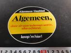 sticker raamsticker dubbelzijdig krant AD algemeen dagblad, Verzamelen, Ophalen, Zo goed als nieuw, Bedrijf of Vereniging