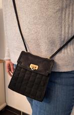 Picard Vintage leren suede vintage 1960 leer tas tasje bag, Ophalen of Verzenden, Zo goed als nieuw, Zwart, Avondtasje