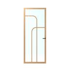 Deur nieuw | Licht eiken | Gelakt | Stomp | Links | 88x231,5, Doe-het-zelf en Verbouw, Ophalen, 80 tot 100 cm, 215 cm of meer