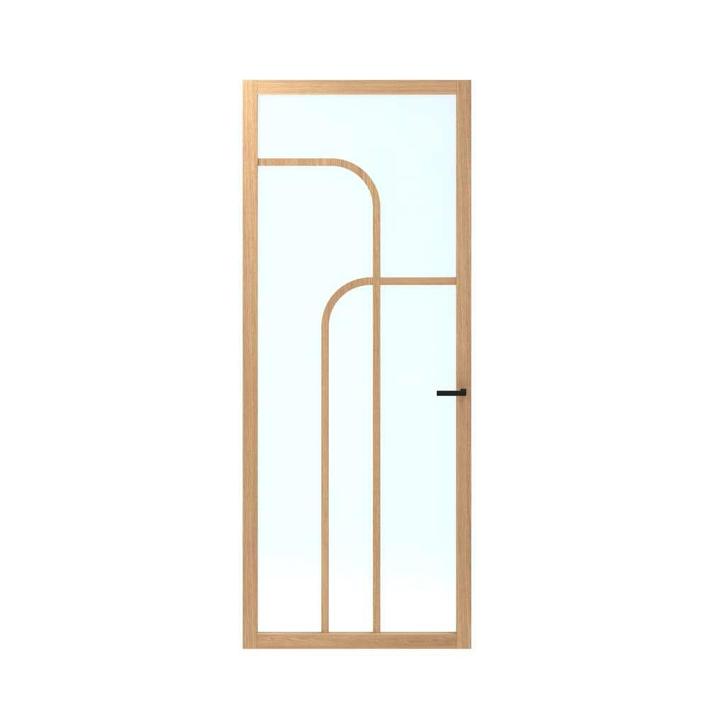 Deur nieuw | Licht eiken | Gelakt | Stomp | Links | 88x231,5, Doe-het-zelf en Verbouw, Deuren en Horren, Nieuw, Binnendeur, 215 cm of meer