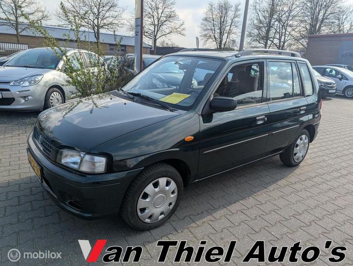 Mazda Demio 1.3 GLX stuurbekrachtiging, Auto's, Mazda, Bedrijf, Te koop, Demio, Alarm, Centrale vergrendeling, Dakrails, Elektrische buitenspiegels