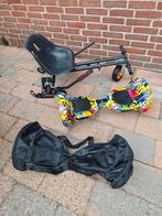 Hoverboard graffiti 6,5 inch + hoverkart en opbergtas, Ophalen of Verzenden, Zo goed als nieuw