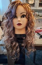 Bruin/blond menselijk haar 13x4 frontlace 22 inch 150%, Ophalen of Verzenden, Nieuw, Pruik of Haarverlenging