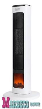 Tower Kachel, Elektrische Keramische verwarming, Open haard, Elektrische haard, Teesa, Nieuw, Vrijstaande haard