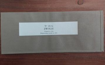 21G stafkaart uit 1954 Zwolle Hasselt Rouveen Ittersum beschikbaar voor biedingen