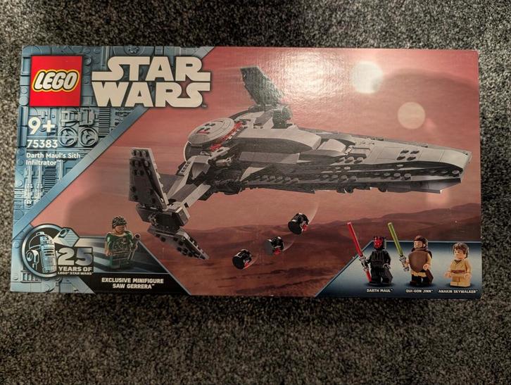 Lego star wars 75383 darth maul's sith infiltrator (zeldzame, Kinderen en Baby's, Speelgoed | Duplo en Lego, Nieuw, Ophalen of Verzenden