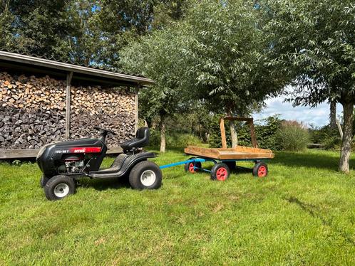 Platte tuinkar (zitmaaier kar), Tuin en Terras, Zitmaaiers, Zo goed als nieuw, Ophalen