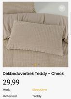 Dekbedovertrek 1 persoons, Huis en Inrichting, Slaapkamer | Beddengoed, Eenpersoons, Beige, Dekbedovertrek, Ophalen of Verzenden