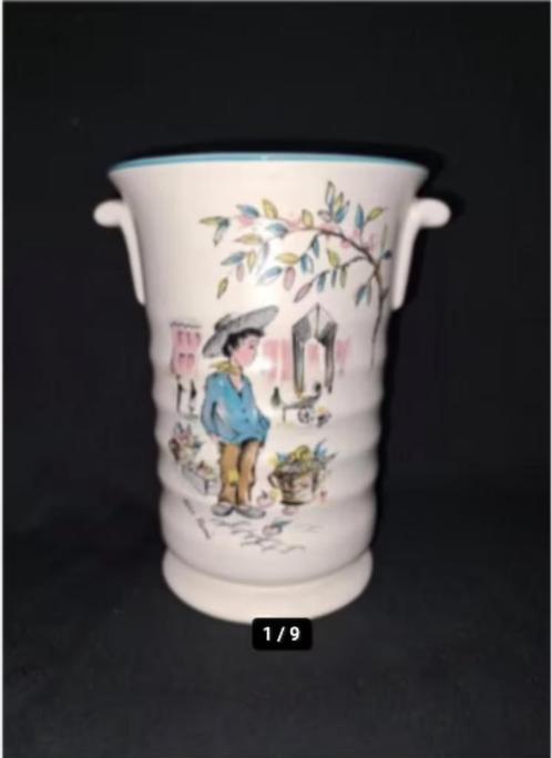 Vintage Vase -1950's 1960's 'PETIT PIERRE' Porcelain Vase 25, Antiek en Kunst, Antiek | Porselein, Ophalen of Verzenden