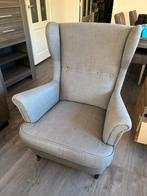 Gratis af te halen 2 fauteuils Ikea Strandmon, Huis en Inrichting, Fauteuils, Ophalen, Gebruikt, Minder dan 75 cm, Stof