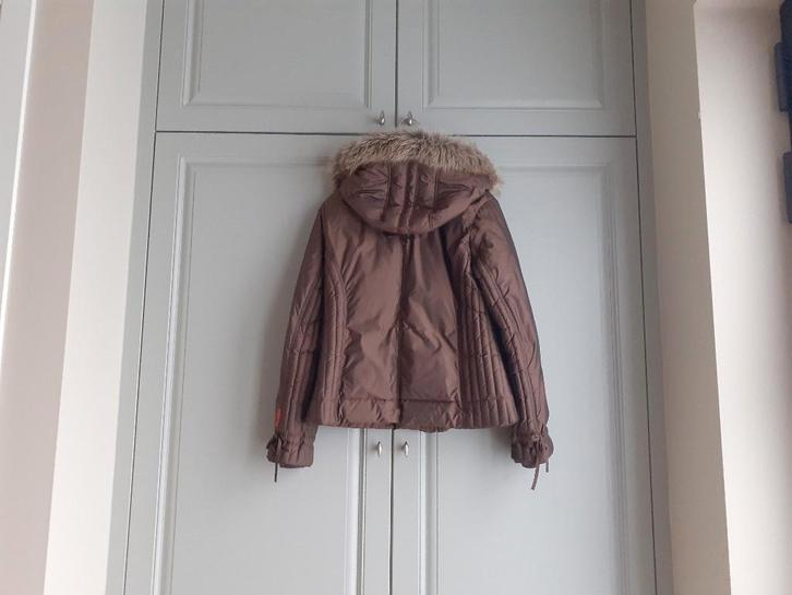 Warme jas - superkwaliteit als NIEUW, Kleding | Dames, Jassen | Winter, Zo goed als nieuw, Maat 38/40 (M), Bruin, Ophalen of Verzenden