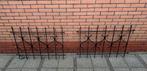 2 smeedijzeren hekwerken voor raam of deur, Ophalen of Verzenden