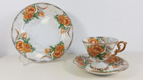 UCAGCO Japans porselein ontbijtset Augustus jaren 50/60. 6A1, Antiek en Kunst, Antiek | Servies los, Ophalen of Verzenden