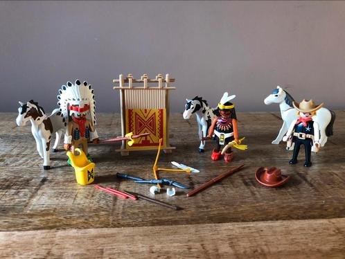 Playmobil Indianen set, Kinderen en Baby's, Speelgoed | Playmobil, Zo goed als nieuw, Ophalen