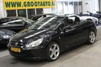 Peugeot 307 CC 1.6-16V NAP, Airco, Cruise control, Trekhaak, Auto's, Peugeot, Zwart, 4 cilinders, Cabriolet, 4 stoelen