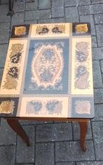 💐ANTIEK HOUTEN JUWELENTAFELTJE MET SPEELDOOS, Ophalen