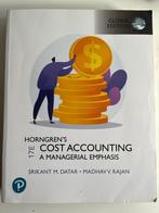 Horngren's Cost Accounting: A Managerial Emphasis, Ophalen of Verzenden, Zo goed als nieuw, WO, Pearson