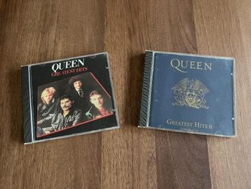 Cd's Queen Greatest Hits, deel I en II. beschikbaar voor biedingen