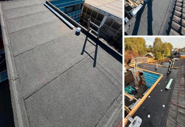 Snel een nieuw pannen- of bitumendak nodig?, Doe-het-zelf en Verbouw, Dakpannen en Dakbedekking, Nieuw, Overige materialen, Zwart