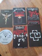 5 metalen wandborden, oa Metallica,  Rammstein, Slipknot, Ophalen of Verzenden, Zo goed als nieuw