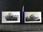 Twee oude foto’s Enkhuizen Stoompont Veerboot, Gebruikt, Verzenden, Foto, Voor 1940