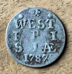 Dubbele Wapenstuiver West-Friesland 1787 (2), Ophalen, Vóór koninkrijk, Zilver, Overige waardes