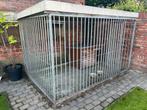 Hondenren met dag en nachthok, Dieren en Toebehoren, Hondenhokken, Ophalen, Hondenkennel, 110 cm of meer, 100 cm of meer