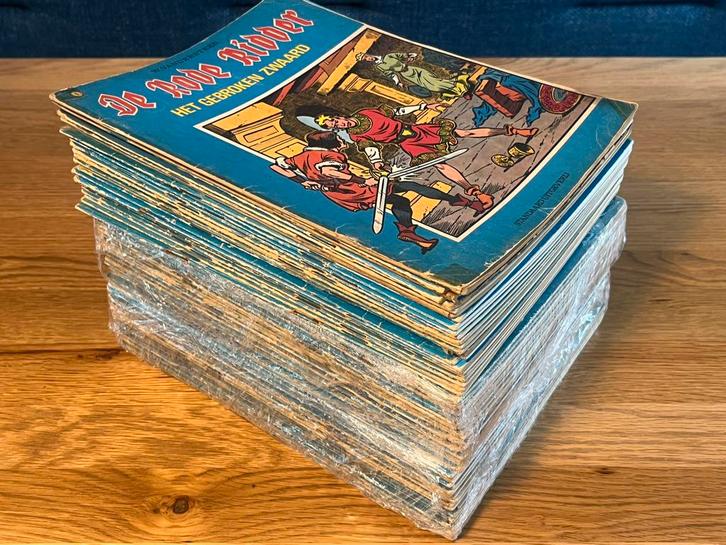Vintage collectie De Rode Ridder stripboeken Vandersteen, Boeken, Stripboeken, Zo goed als nieuw, Meerdere stripboeken, Ophalen of Verzenden
