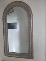 Spiegel met zilveren frame, 100 tot 150 cm, Ophalen of Verzenden, Zo goed als nieuw, Overige vormen