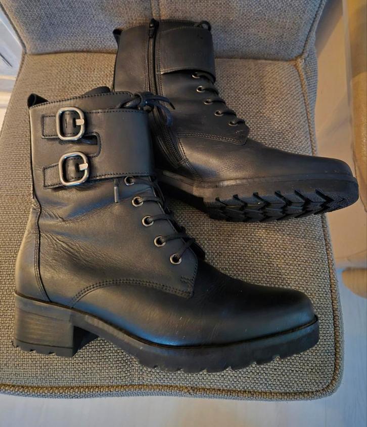 Gabor Comfort Stoere Boots - Maat 37 - ZGAN!, Kleding | Dames, Schoenen, Zo goed als nieuw, Lage of Enkellaarzen, Zwart, Ophalen of Verzenden