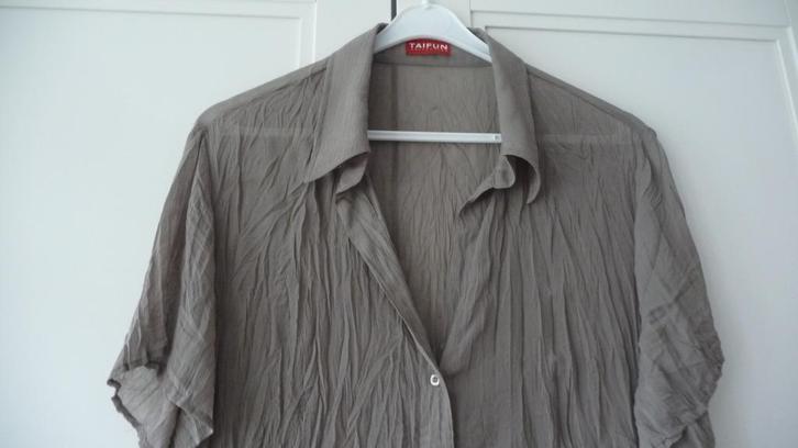 Blouse Taifun – 46, Kleding | Dames, Blouses en Tunieken, Nieuw, Maat 46/48 (XL) of groter, Groen, Ophalen of Verzenden