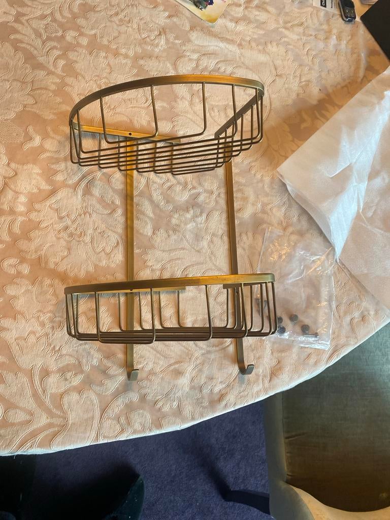 Nieuw doucherekje - bronskleurig, Ophalen, Minder dan 50 cm, Overige typen, Nieuw